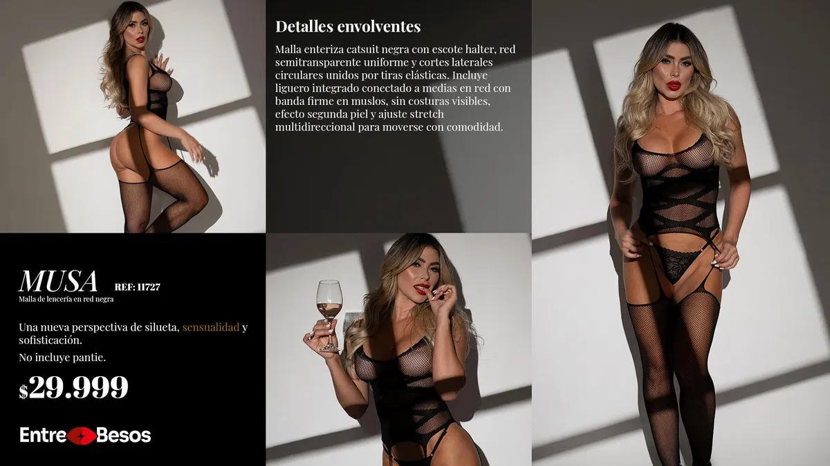 Malla Musa (Catsuit con Liguero) — LUVORA